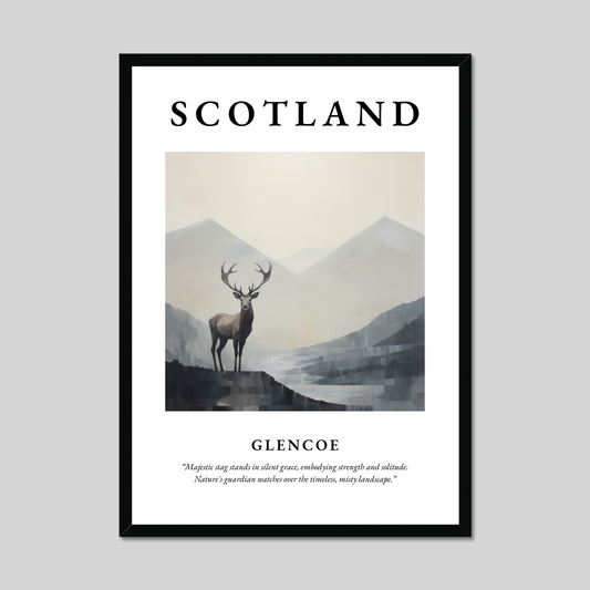 Poster of Glencoe, Scotland.