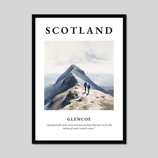 Poster of Glencoe, Scotland.