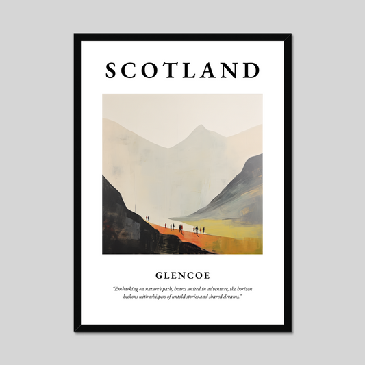 Poster of Glencoe, Scotland.