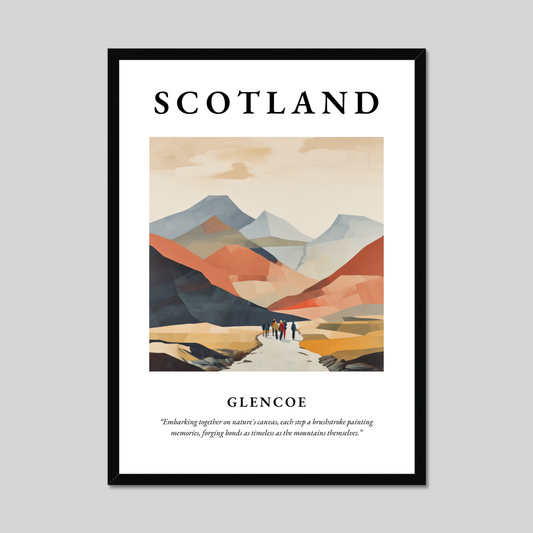 Poster of Glencoe, Scotland.