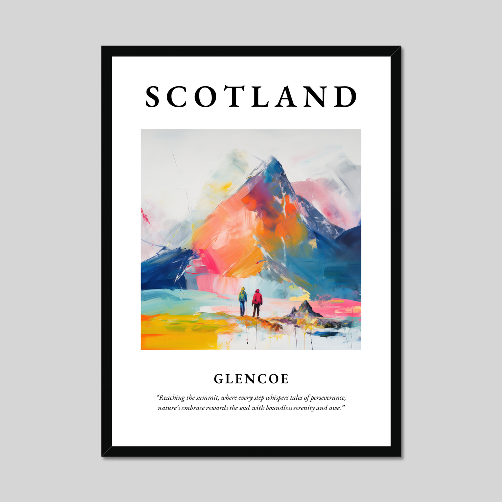 Poster of Glencoe, Scotland.