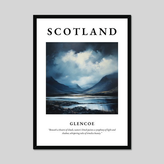 Poster of Glencoe, Scotland.