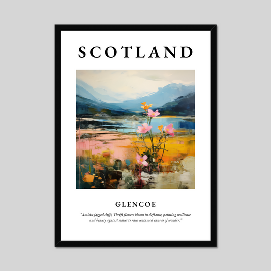 Poster of Glencoe, Scotland.