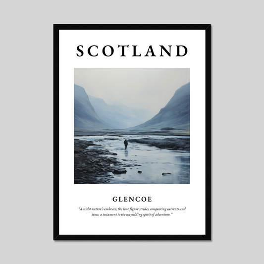 Poster of Glencoe, Scotland.