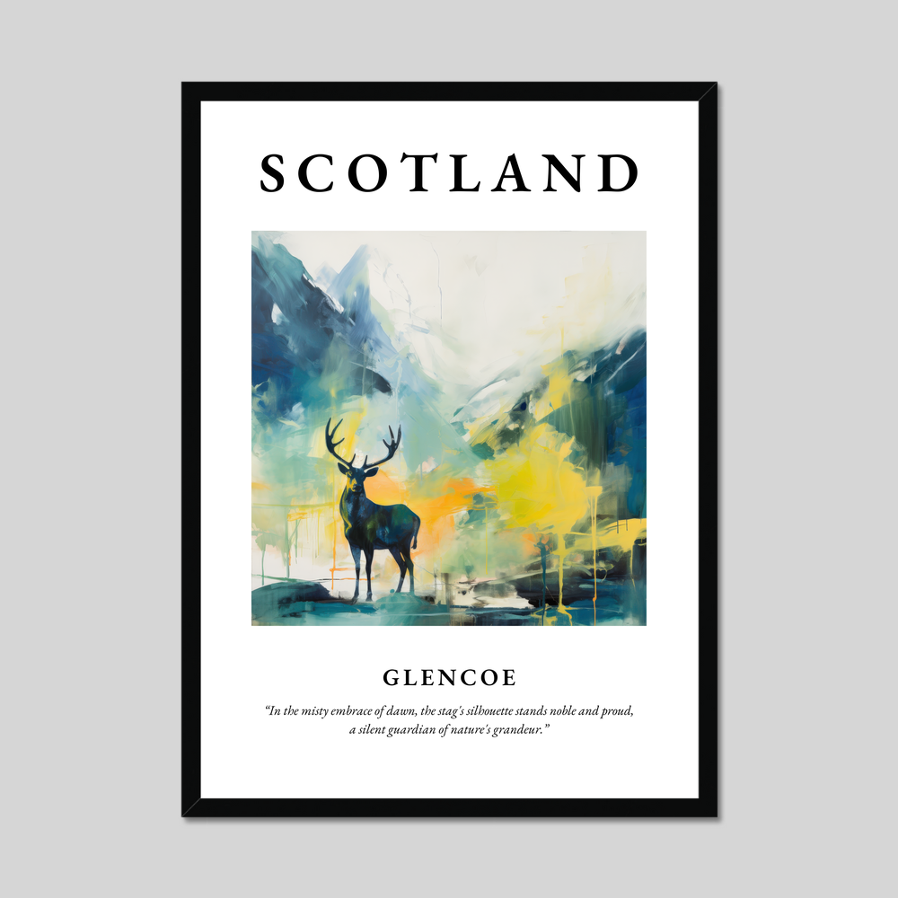 Poster of Glencoe, Scotland.