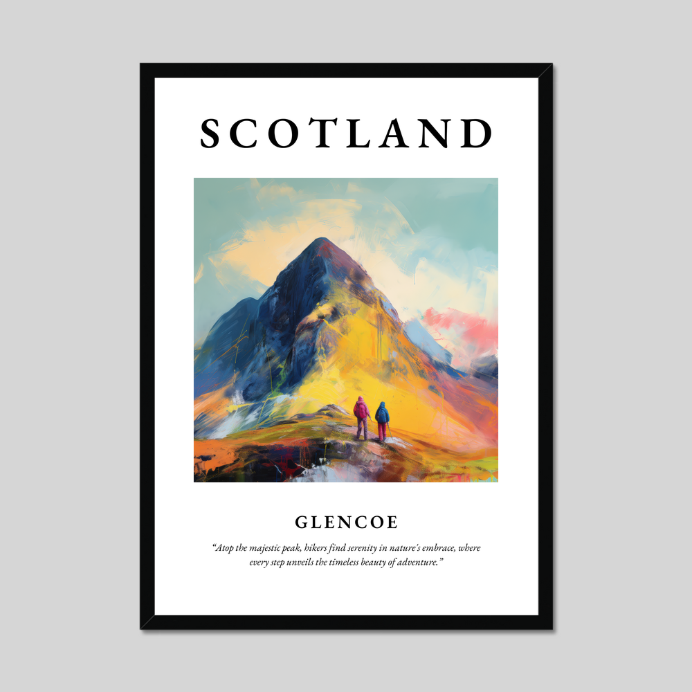 Poster of Glencoe, Scotland.