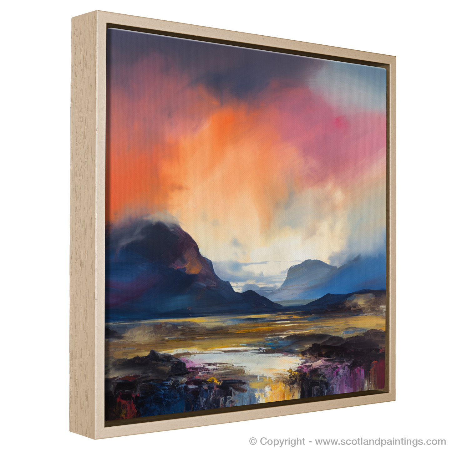 Abstract Emotions at Dusk: Glencoe Sunset