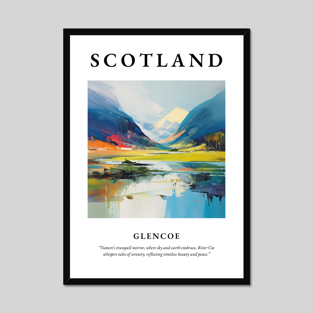 Poster of Glencoe, Scotland.