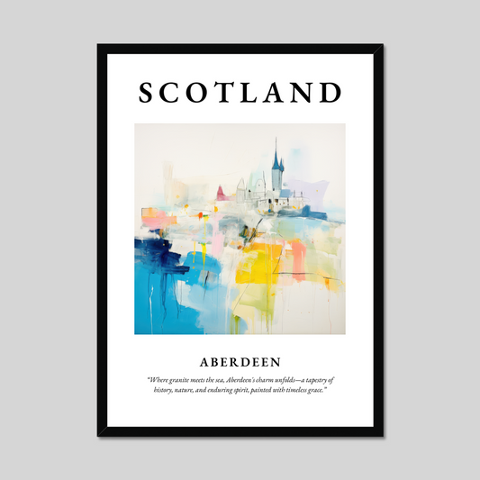 Poster of Aberdeen, Scotland.