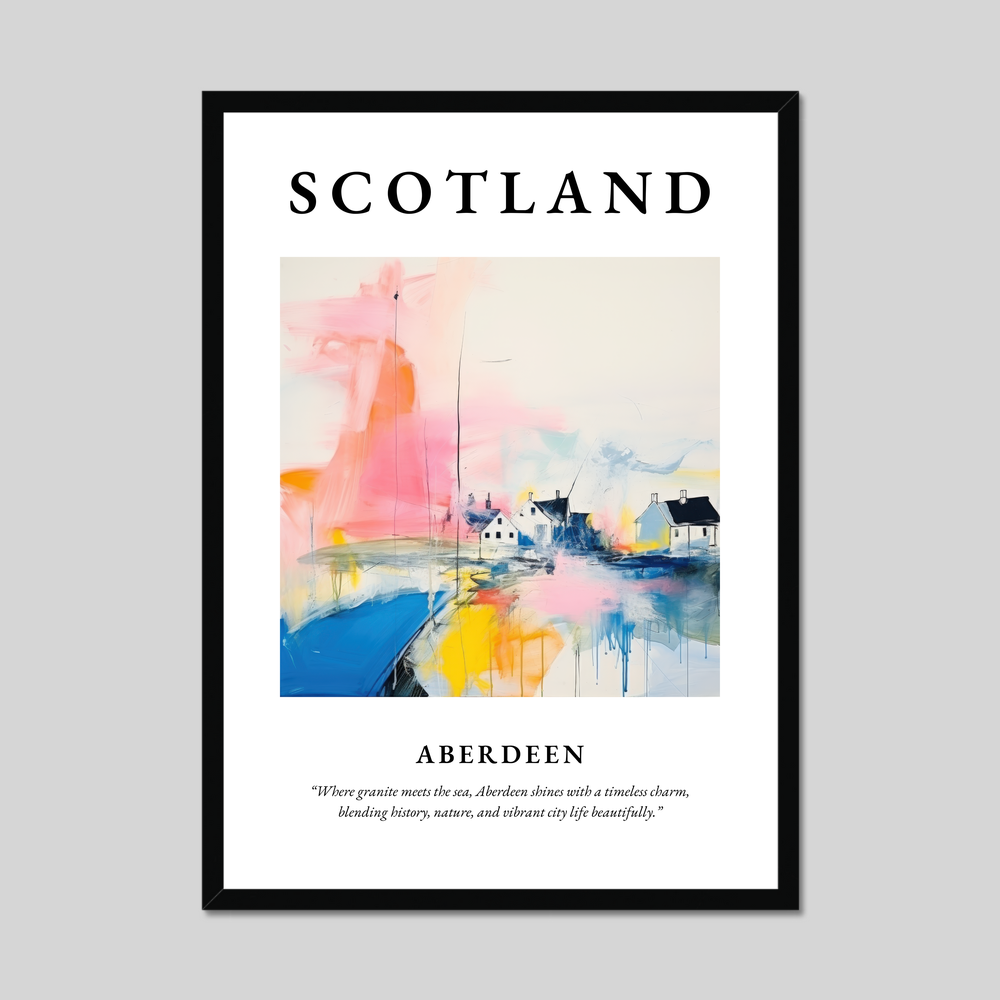 Poster of Aberdeen, Scotland.