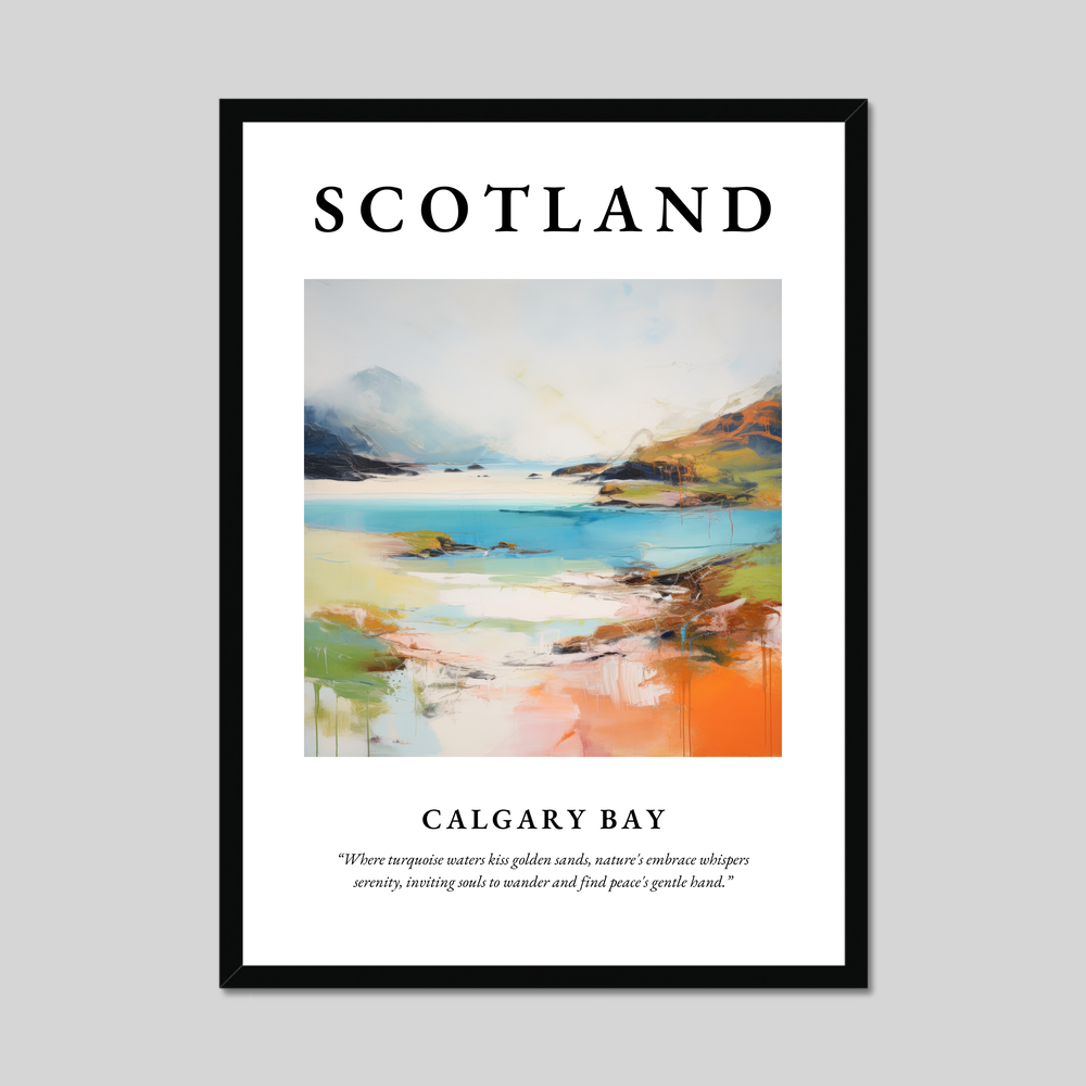 Poster of Calgary Bay, Scotland.