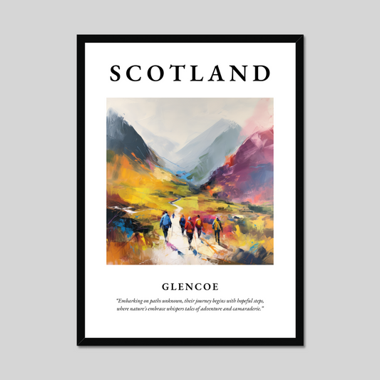 Poster of Glencoe, Scotland.