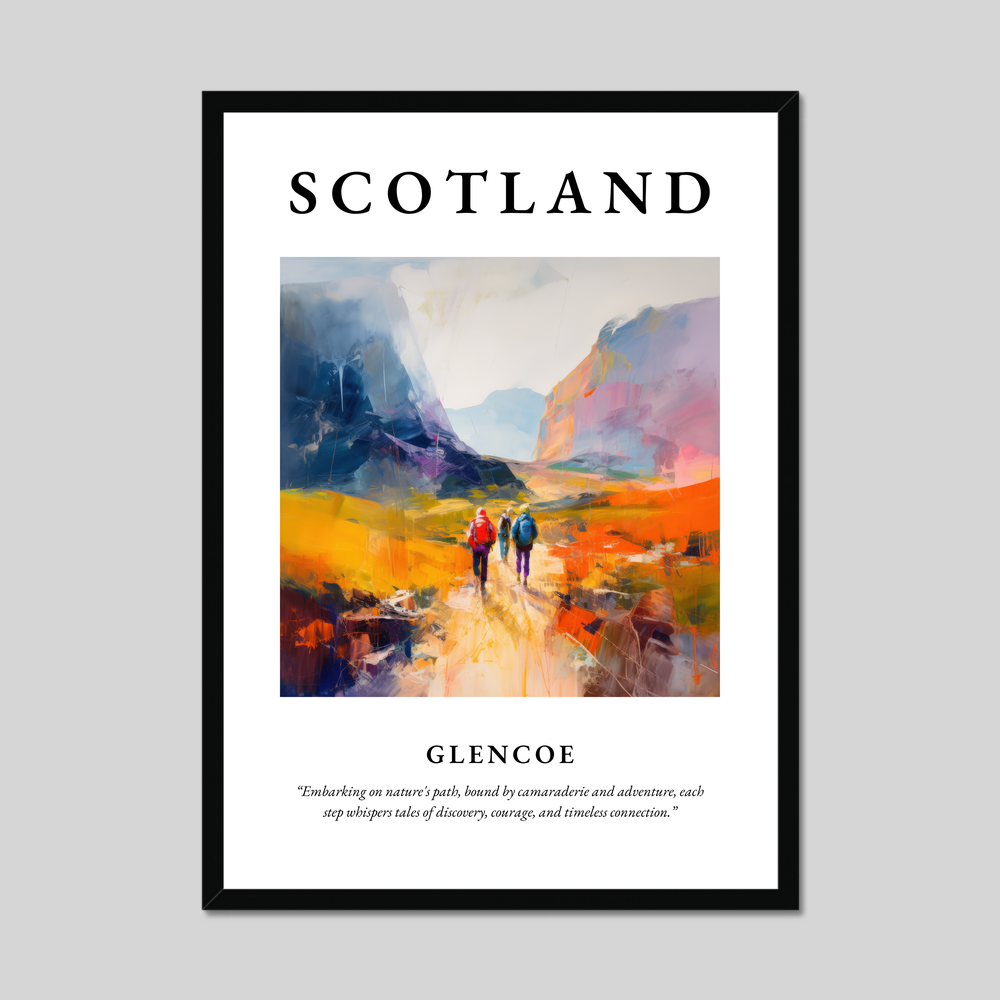 Poster of Glencoe, Scotland.