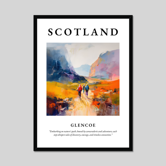 Poster of Glencoe, Scotland.