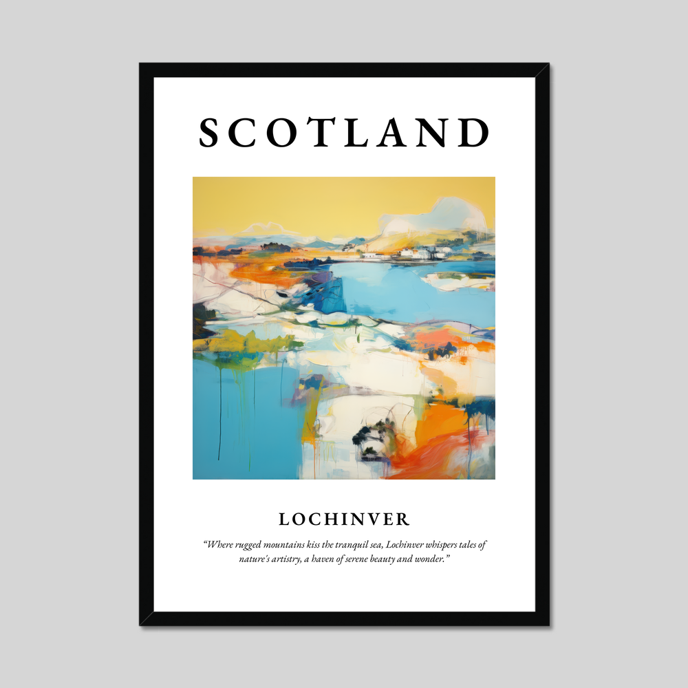 Poster of Lochinver, Scotland.