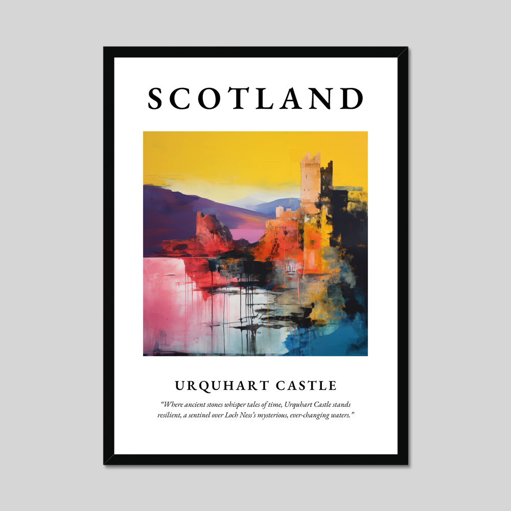 Poster of Urquhart Castle, Scotland.