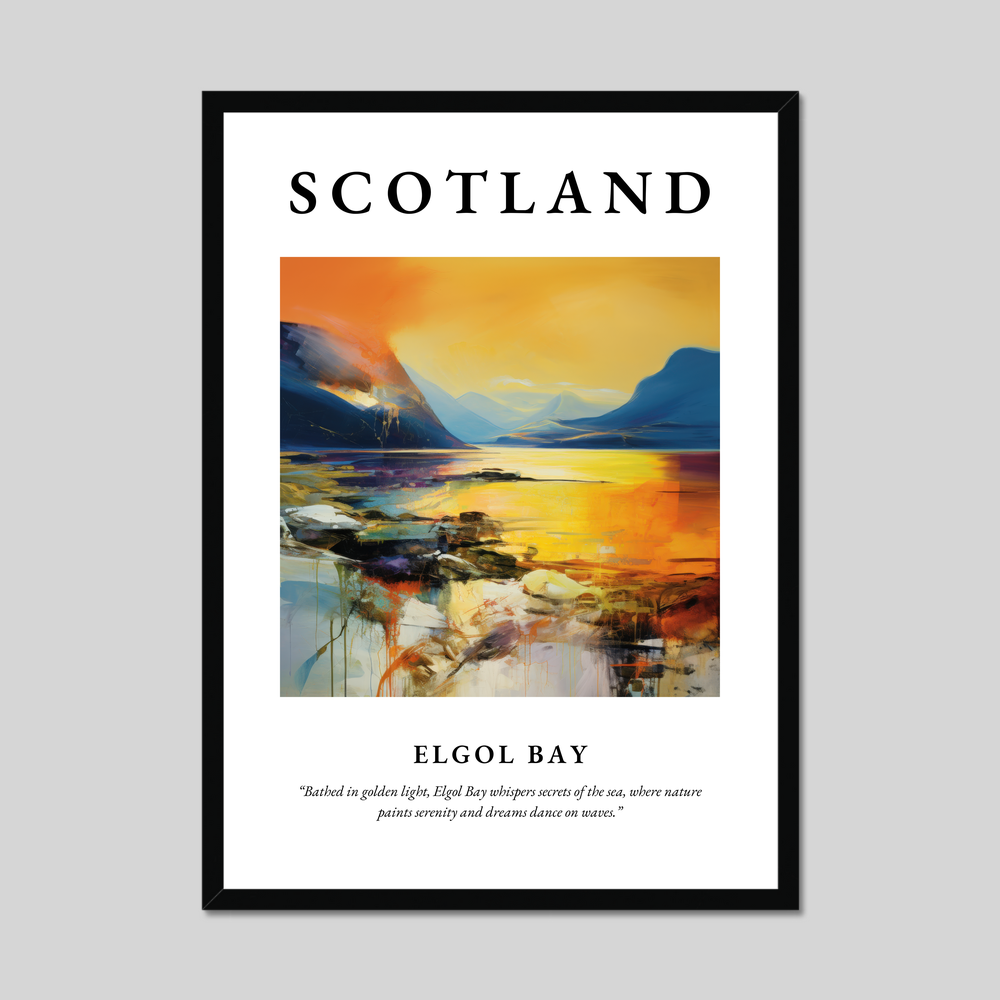 Poster of Elgol Bay, Scotland.