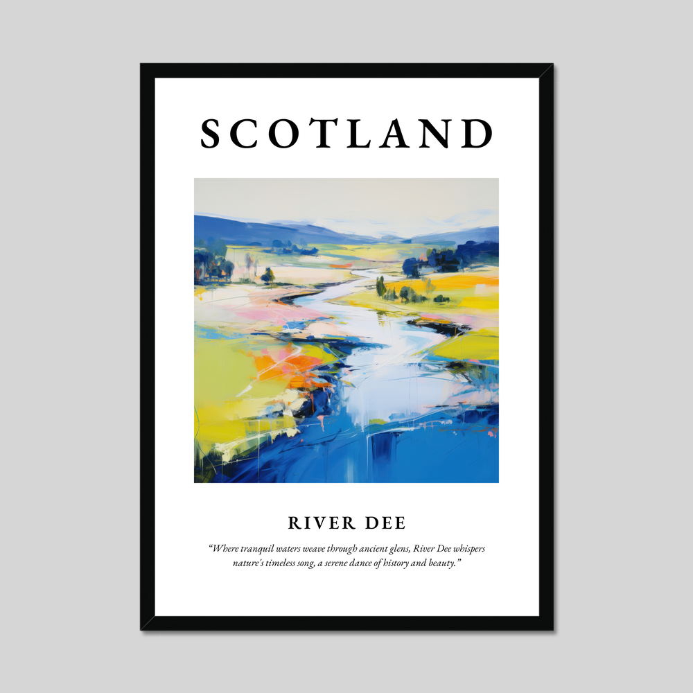 Poster of River Dee, Scotland.