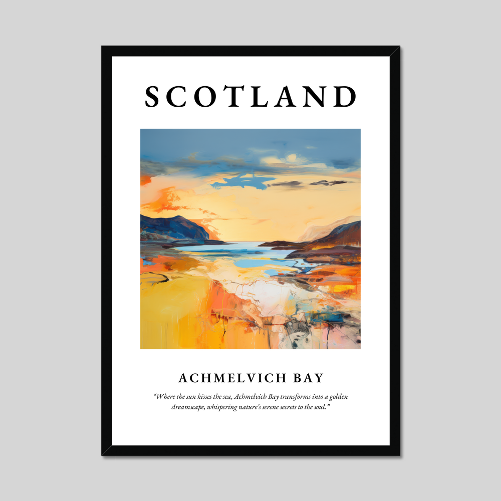 Poster of Achmelvich Bay, Scotland.