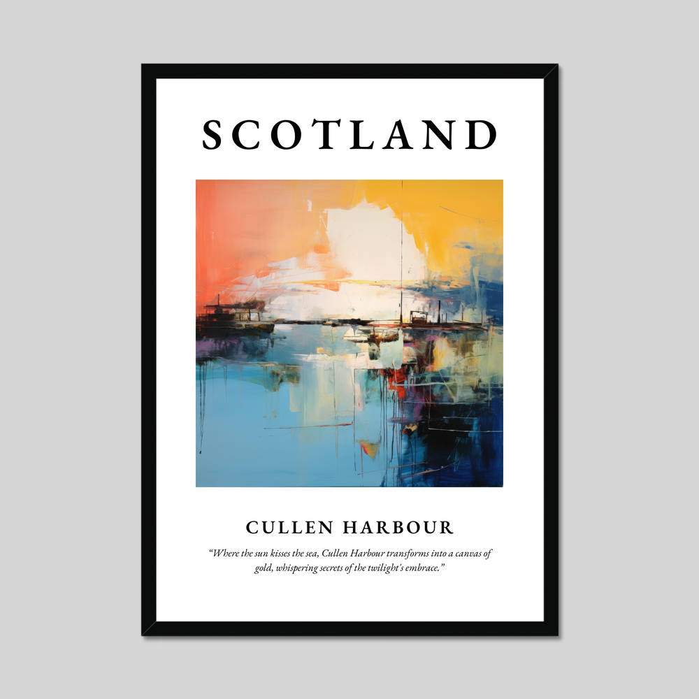 Poster of Cullen Harbour, Scotland.