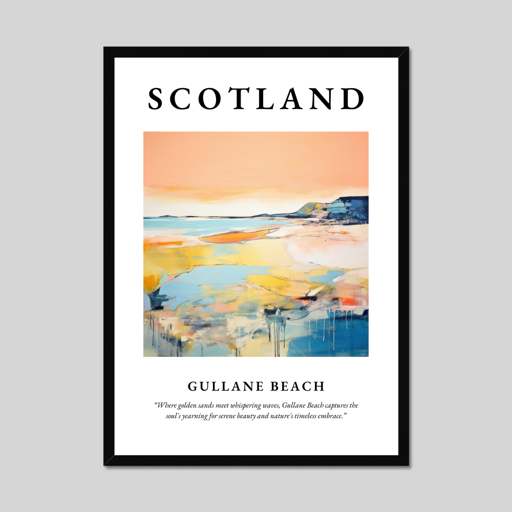 Poster of Gullane Beach, Scotland.