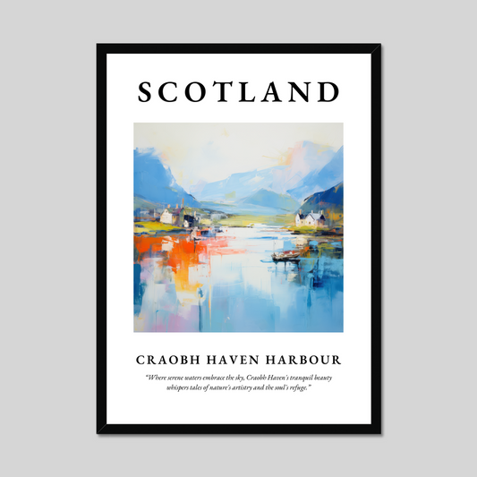 Poster of Craobh Haven Harbour, Scotland.