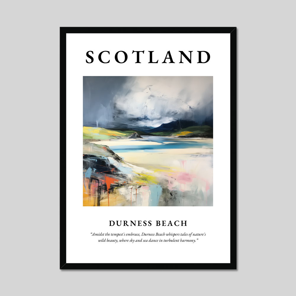 Poster of Durness Beach, Scotland.