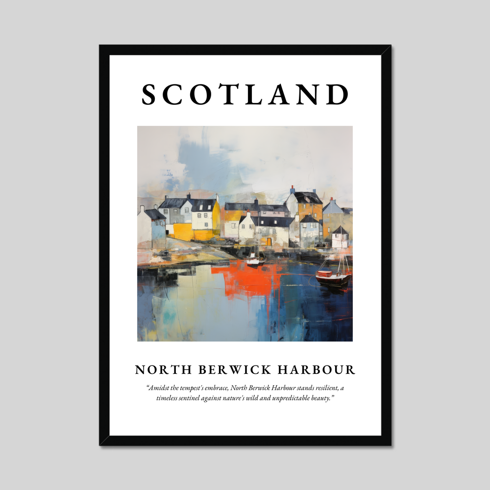 Poster of North Berwick Harbour, Scotland.