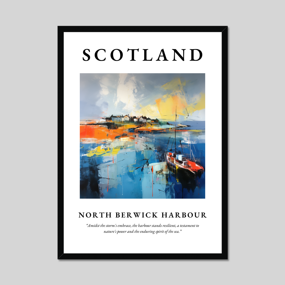 Poster of North Berwick Harbour, Scotland.