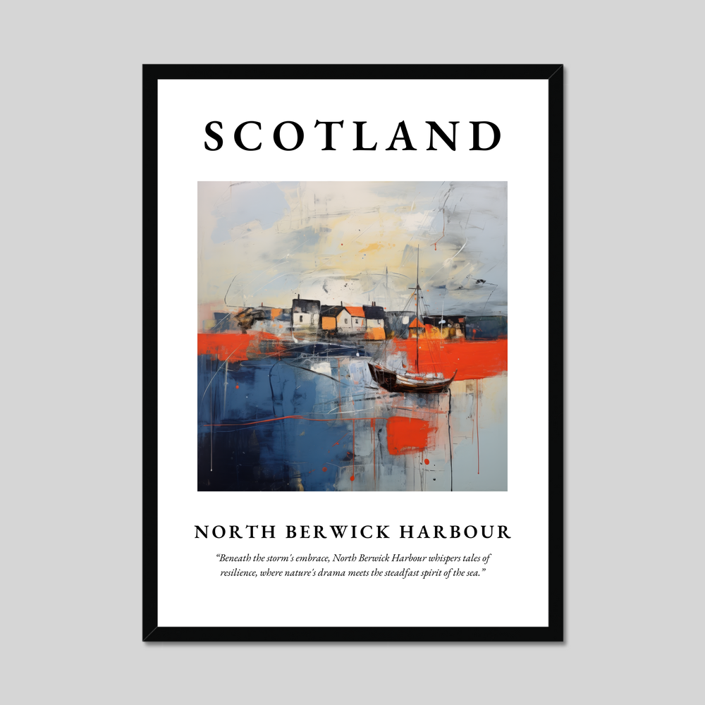 Poster of North Berwick Harbour, Scotland.