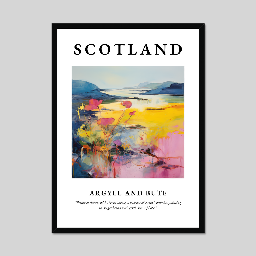 Poster of Argyll and Bute, Scotland.