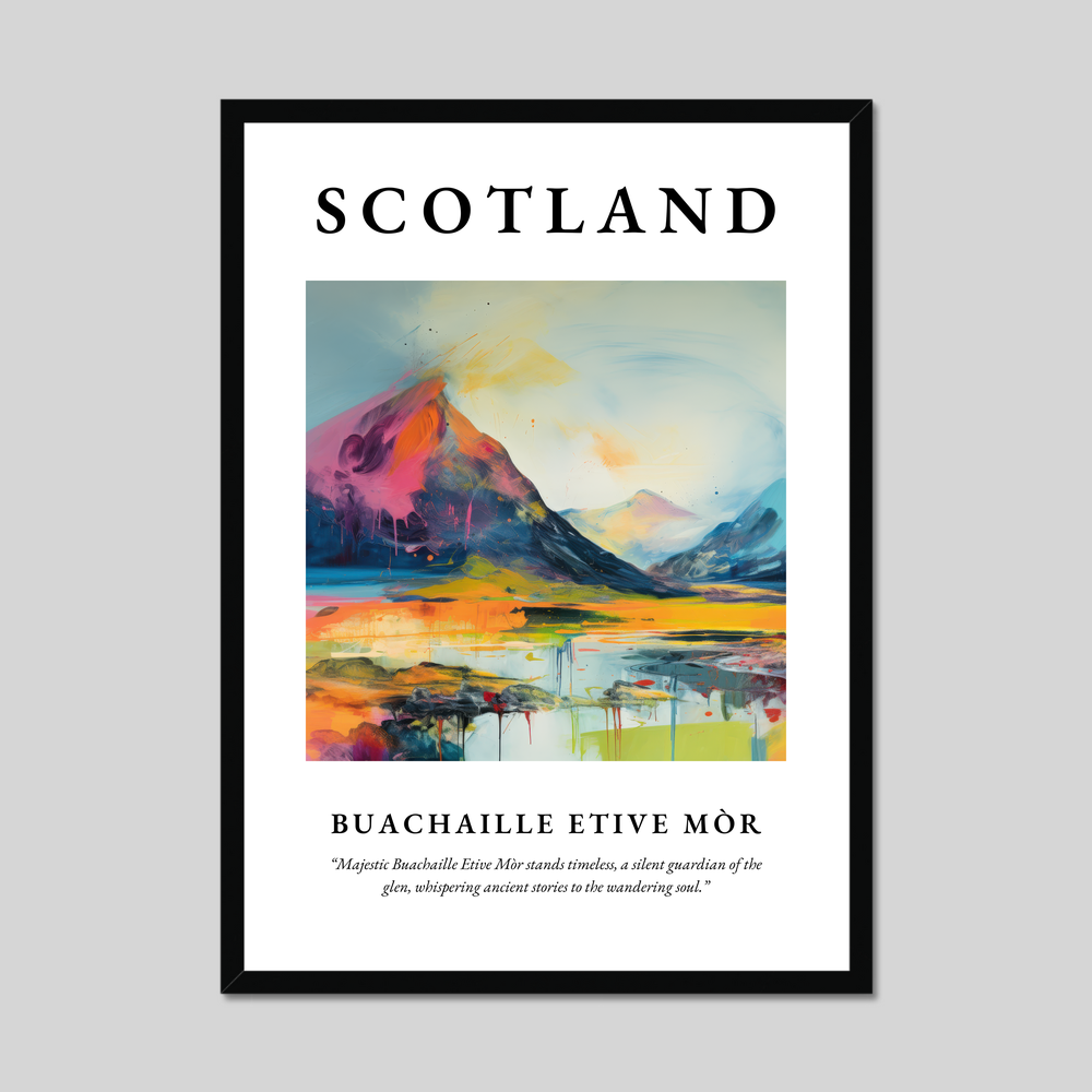 Poster of Buachaille Etive Mòr, Scotland.