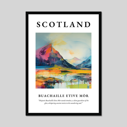 Poster of Buachaille Etive Mòr, Scotland.