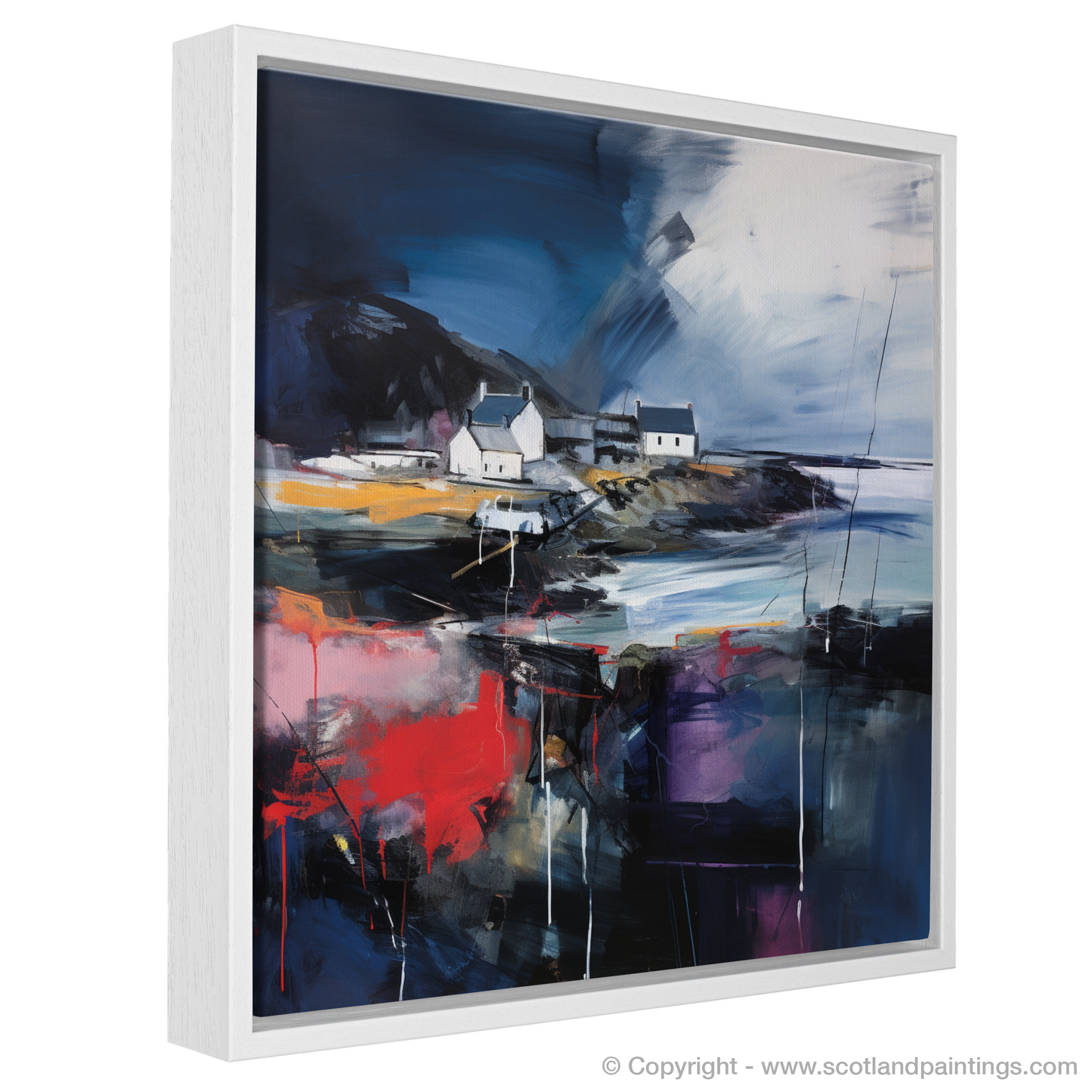 Stormy Symphony: The Abstract Essence of Cullen Harbour