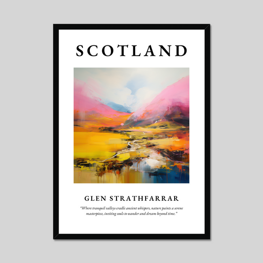 Poster of Glen Strathfarrar, Scotland.