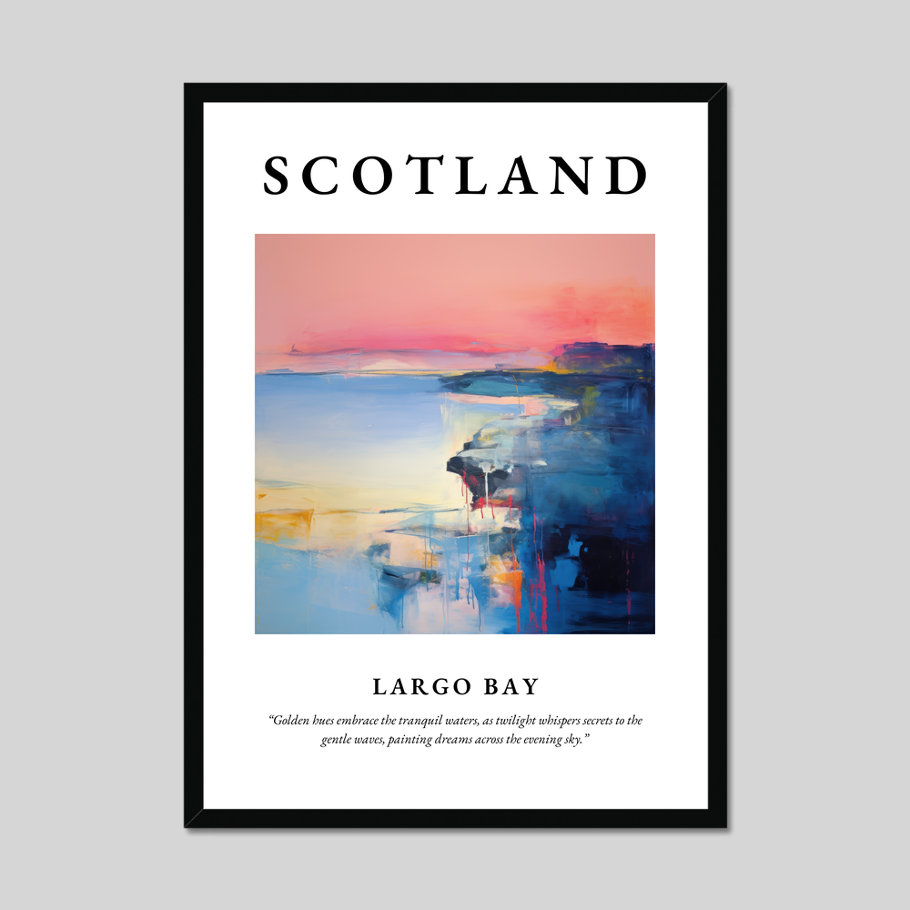 Poster of Largo Bay, Scotland.