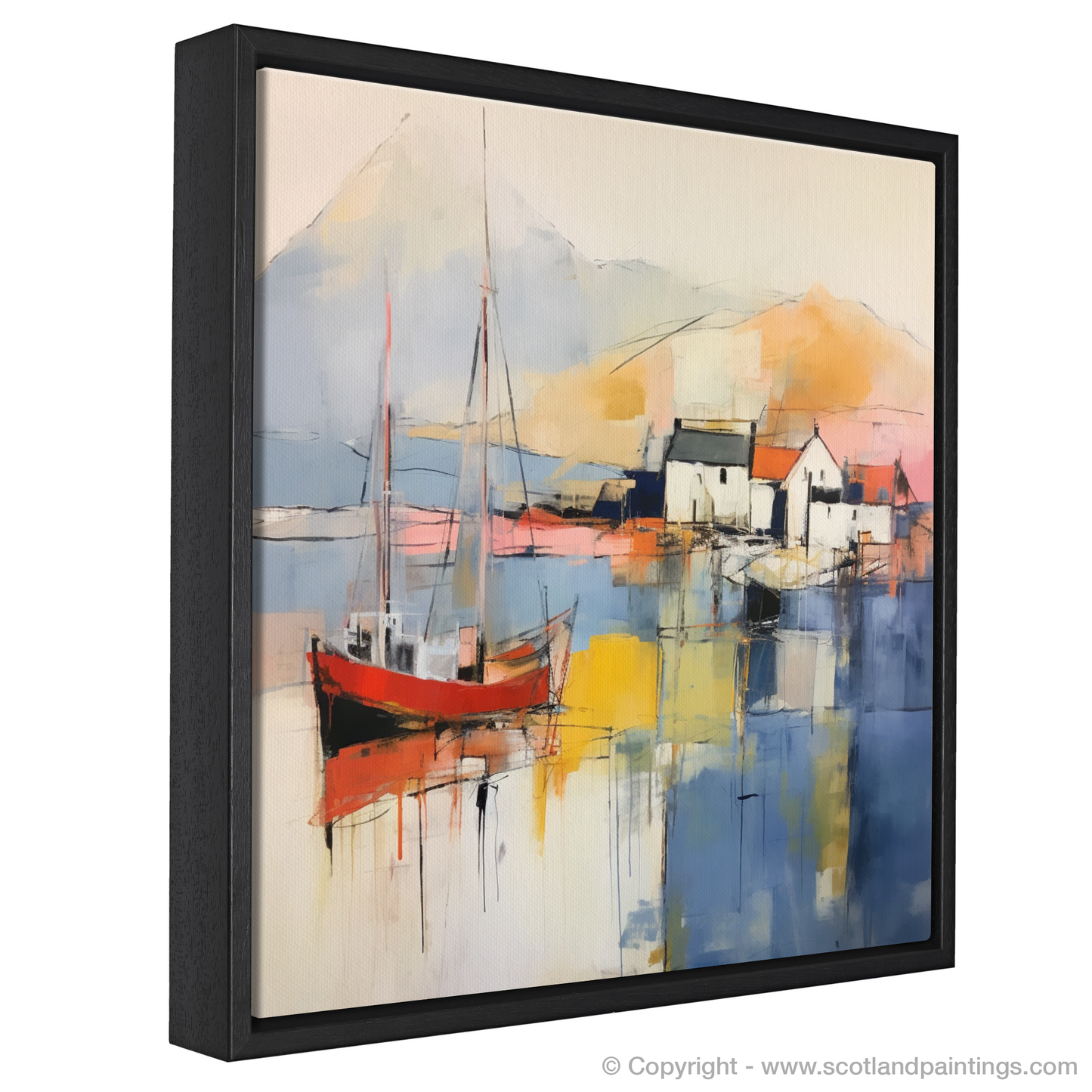 Abstract Essence of Ullapool Harbour