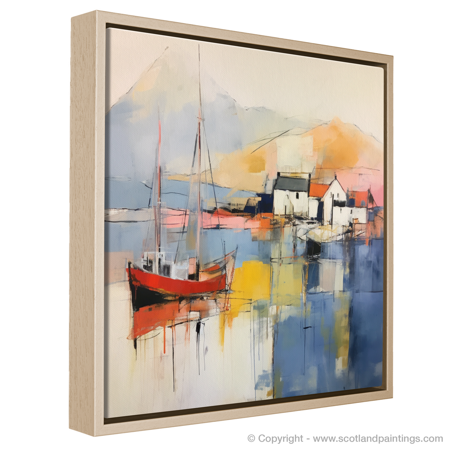 Abstract Essence of Ullapool Harbour