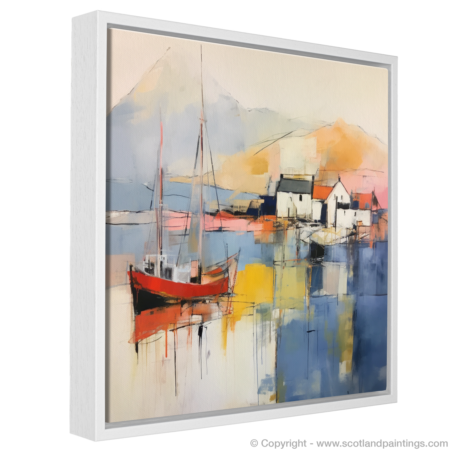 Abstract Essence of Ullapool Harbour