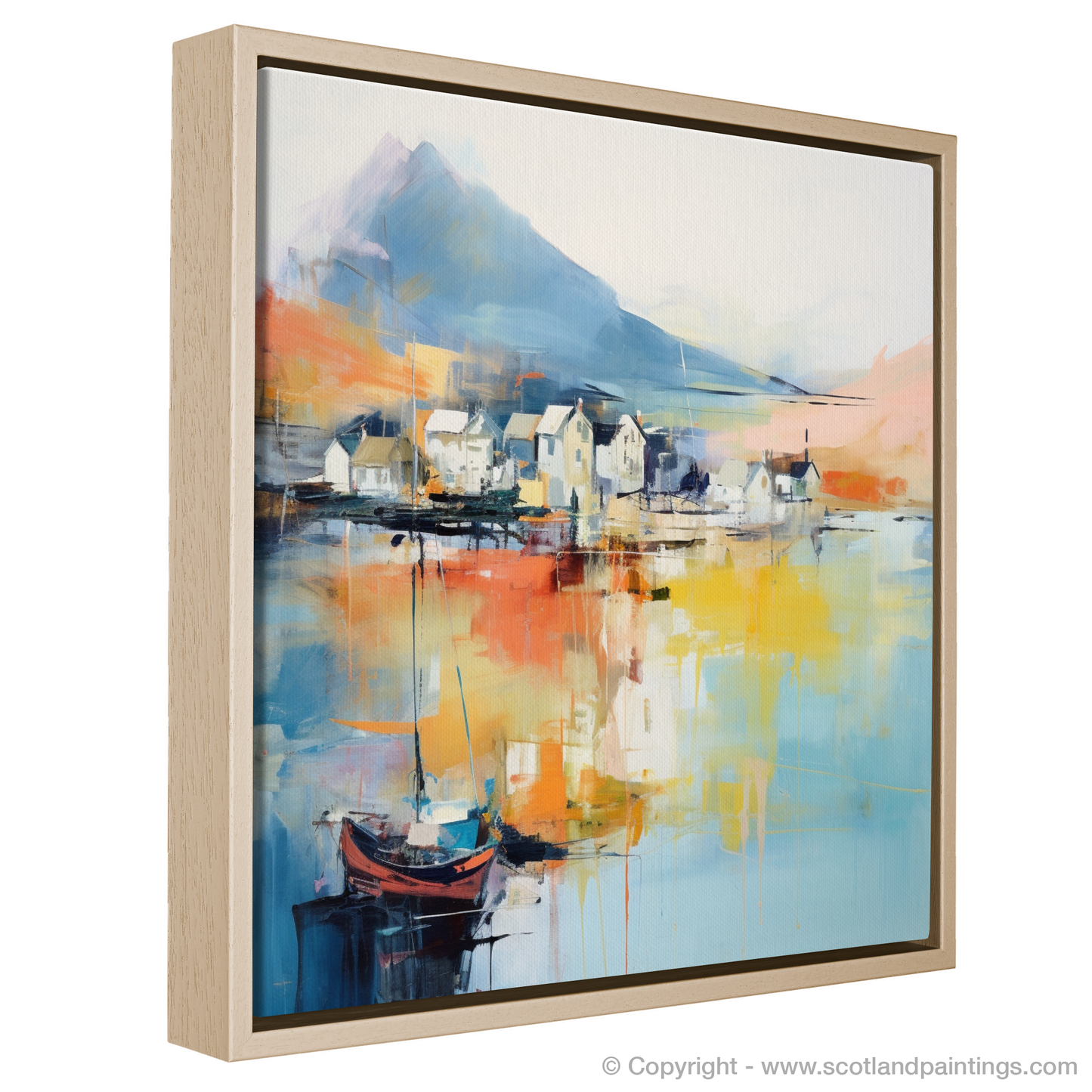 Harbour Hues: An Abstract Ode to Ullapool