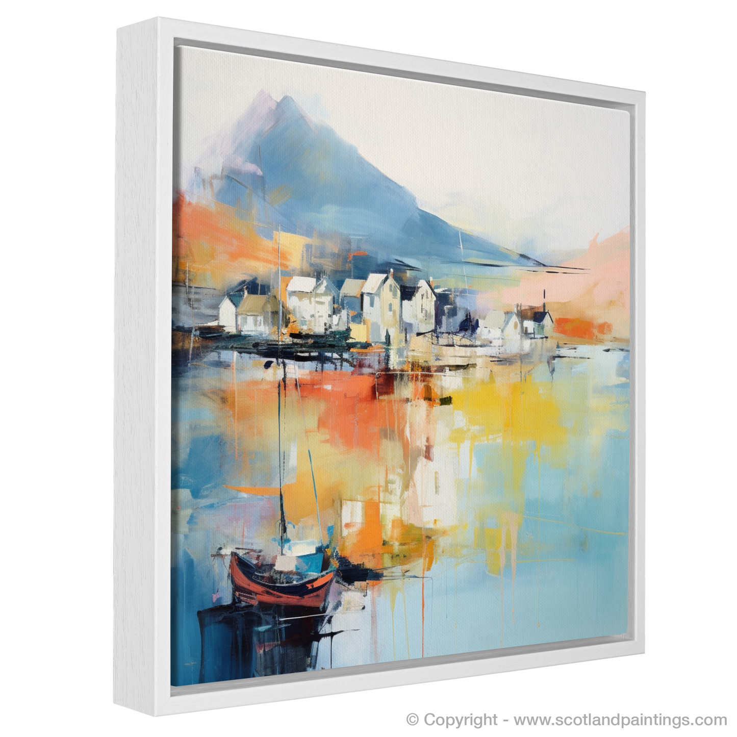 Harbour Hues: An Abstract Ode to Ullapool