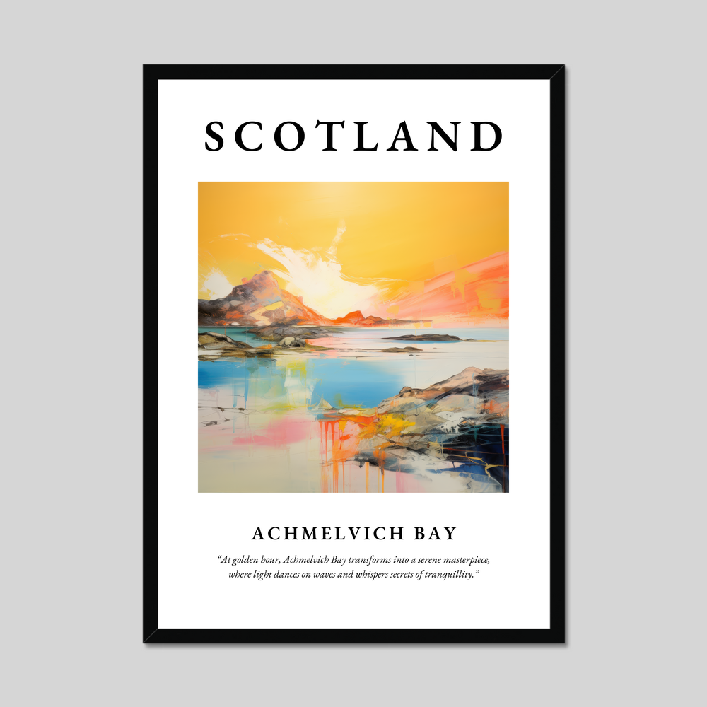 Poster of Achmelvich Bay, Scotland.