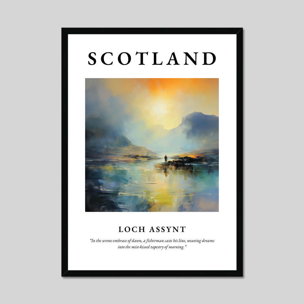 Poster of Loch Assynt, Scotland.