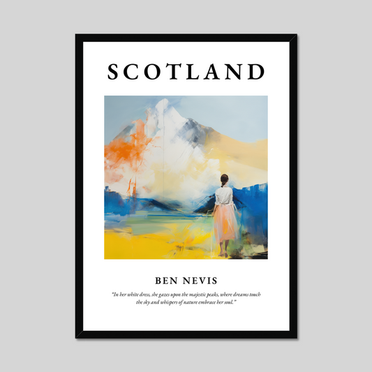 Poster of Ben Nevis, Scotland.