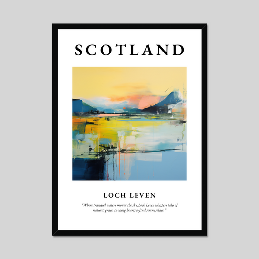 Poster of Loch Leven, Scotland.