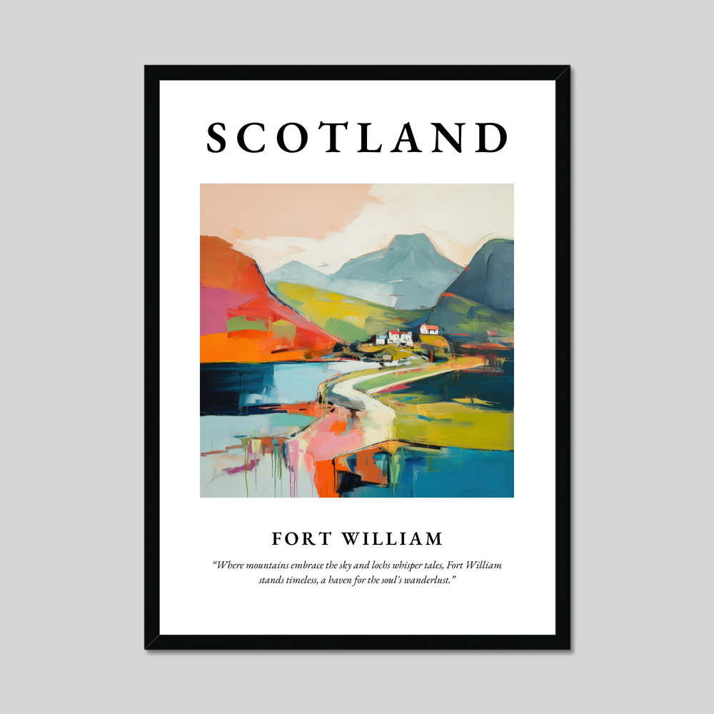 Poster of Fort William, Scotland.