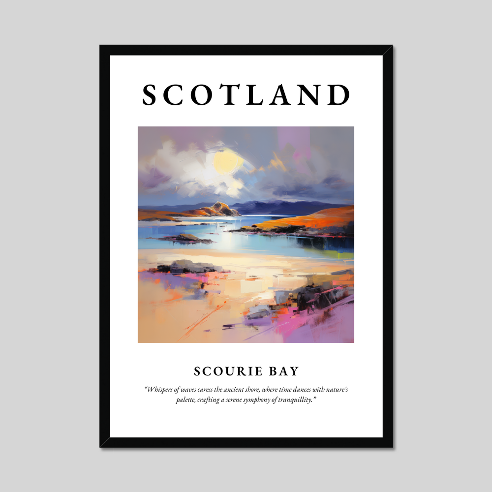 Poster of Scourie Bay, Scotland.