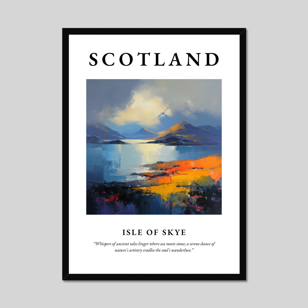 Poster of Isle of Skye, Scotland.