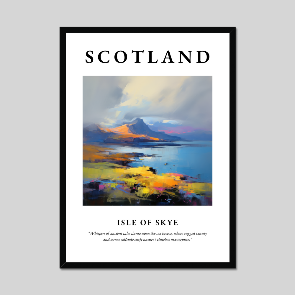 Poster of Isle of Skye, Scotland.