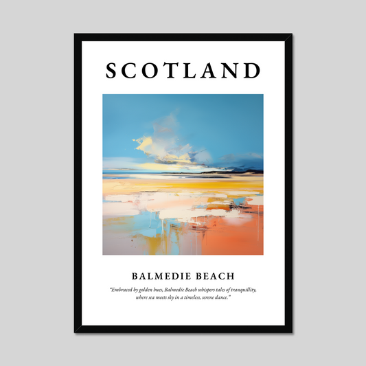 Poster of Balmedie Beach, Scotland.